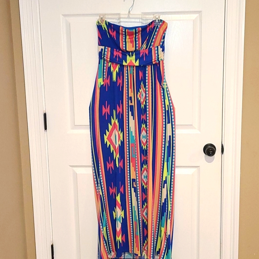 Filly Flair strapless maxi dress